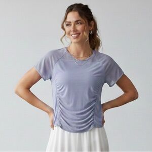 NWT Victoria’s Secret Sheer Lilac Blue Women's Top